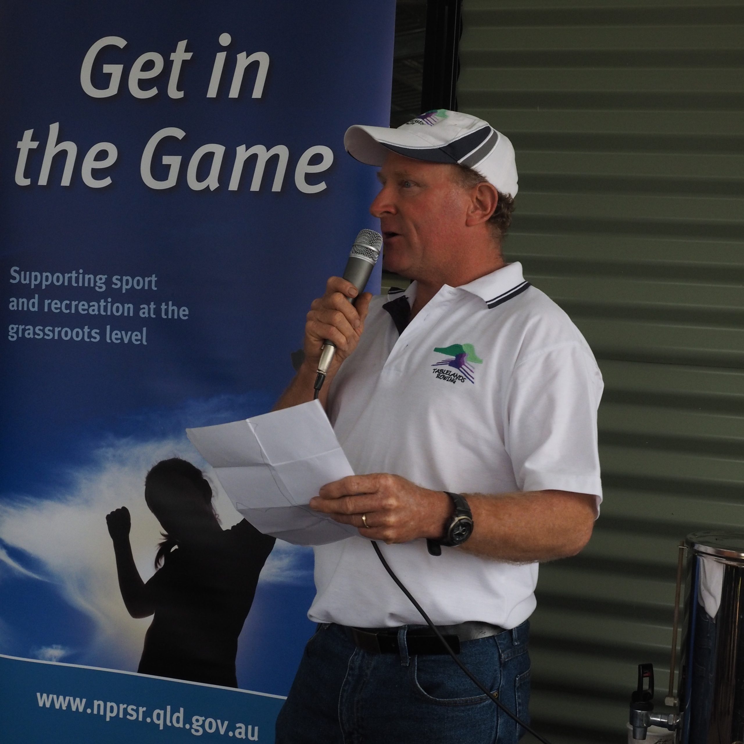 Get in the Game Shed opening